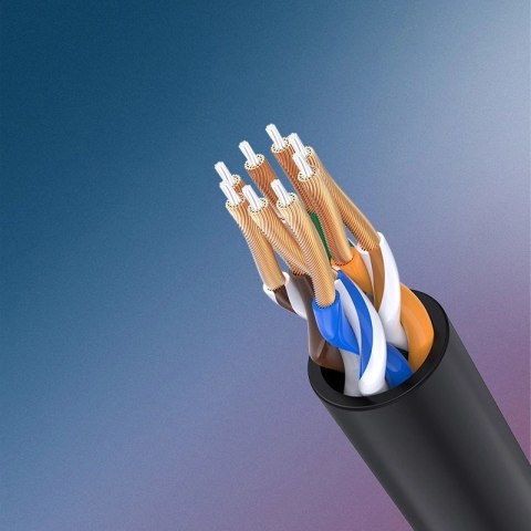 Kabel Ugreen NW122 70656 sieciowy Ethernet patchcord RJ45 Cat 6A UTP do 10Gb/s 10 m - czarny Kabel Ugreen NW122 70656 sieciowy Ethernet patchcord RJ45 Cat 6A UTP do 10Gb/s 10 m - czarny