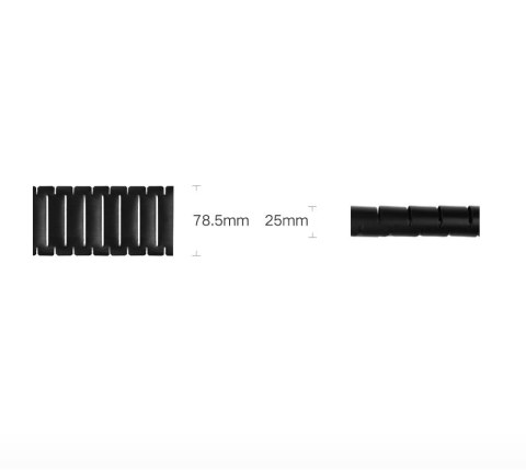 Maskownica Ugreen LP121 30819 organizer do kabli 3m - czarna Maskownica Ugreen LP121 30819 organizer do kabli 3m - czarna