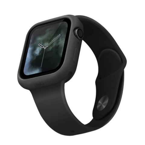 UNIQ etui Lino Apple Watch Series 4/5/6/SE 40mm. czarny/ash black UNIQ etui Lino Apple Watch Series 4/5/6/SE 40mm. czarny/ash black