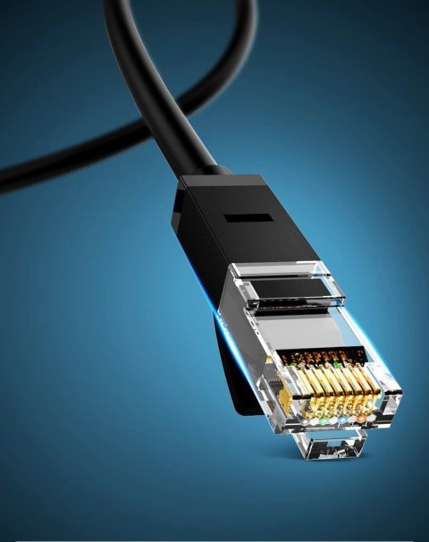 Ugreen kabel przewód internetowy sieciowy Ethernet patchcord RJ45 Cat 6 UTP 1000Mbps 20m czarny (20166) Ugreen kabel przewód internetowy sieciowy Ethernet patchcord RJ45 Cat 6 UTP 1000Mbps 20m czarny (20166)