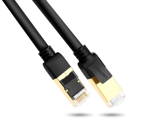 Ugreen kabel przewód internetowy sieciowy Ethernet patchcord RJ45 Cat 7 STP LAN 10Gbps 2m czarny (11269) Ugreen kabel przewód internetowy sieciowy Ethernet patchcord RJ45 Cat 7 STP LAN 10Gbps 2m czarny (11269)