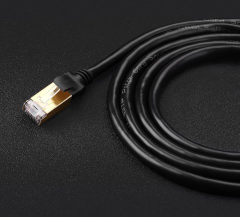 Ugreen kabel przewód internetowy sieciowy Ethernet patchcord RJ45 Cat 7 STP LAN 10Gbps 2m czarny (11269) Ugreen kabel przewód internetowy sieciowy Ethernet patchcord RJ45 Cat 7 STP LAN 10Gbps 2m czarny (11269)