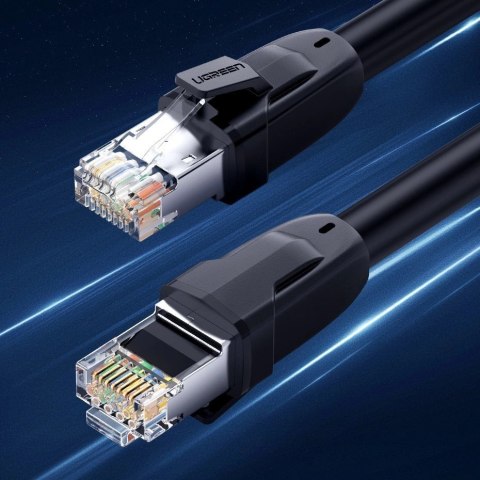 Ugreen kabel przewód internetowy sieciowy Ethernet patchcord RJ45 Cat 8 T568B 2m czarny (70329) Ugreen kabel przewód internetowy sieciowy Ethernet patchcord RJ45 Cat 8 T568B 2m czarny (70329)