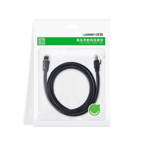 Ugreen kabel przewód internetowy sieciowy Ethernet patchcord RJ45 Cat 8 T568B 2m czarny (70329) Ugreen kabel przewód internetowy sieciowy Ethernet patchcord RJ45 Cat 8 T568B 2m czarny (70329)