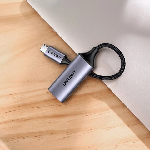 Ugreen przejściówka adapter USB Typ C - HDMI 2.0 4K@60 Hz Thunderbolt 3 do MacBook / PC szary (70444) Ugreen przejściówka adapter USB Typ C - HDMI 2.0 4K@60 Hz Thunderbolt 3 do MacBook / PC szary (70444)
