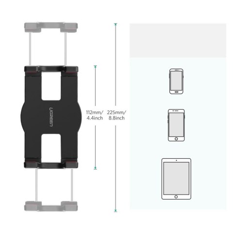 Ugreen uchwyt statyw składane ramię do biurka stołu na telefon tablet czarno-szary (50394) Ugreen uchwyt statyw składane ramię do biurka stołu na telefon tablet czarno-szary (50394)