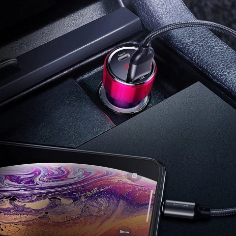 Baseus Magic Series Dual QC - ładowarka samochodowa Quick Charge 3.0 2x USB 45W 6A czarny (CCMLC20A-01) Baseus Magic Series Dual QC - ładowarka samochodowa Quick Charge 3.0 2x USB 45W 6A czarny (CCMLC20A-01)