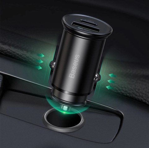 Baseus PPS inteligentna ładowarka samochodowa USB / USB Typ C 30 W Quick Charge 4.0 QC4+ Power Delivery 3.0 VOOC SCP AFC MTKPE c