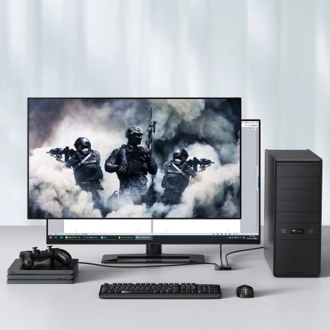 Baseus dwukierunkowy przełącznik rozdzielacz splitter switcher HDMI - 2x HDMI 4K / 30 Hz szary (CAHUB-BC0G) Baseus dwukierunkowy przełącznik rozdzielacz splitter switcher HDMI - 2x HDMI 4K / 30 Hz szary (CAHUB-BC0G)
