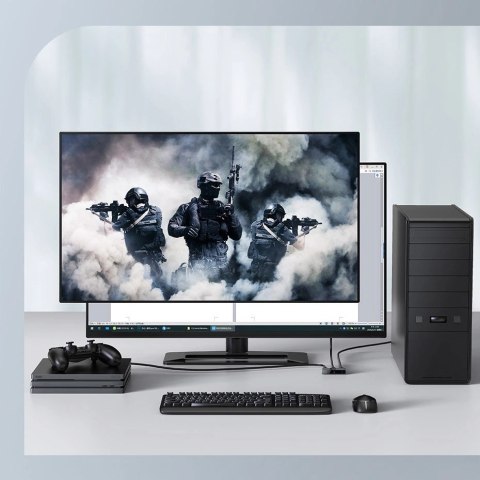 Baseus dwukierunkowy przełącznik rozdzielacz splitter switcher HDMI - 2x HDMI 4K / 30 Hz szary (CAHUB-BC0G) Baseus dwukierunkowy przełącznik rozdzielacz splitter switcher HDMI - 2x HDMI 4K / 30 Hz szary (CAHUB-BC0G)