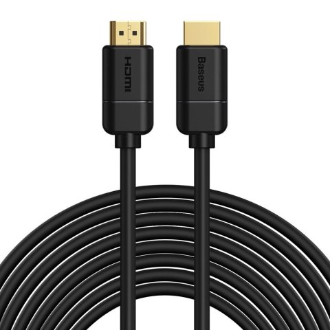Baseus kabel przewód HDMI 2.0 4K 30 Hz 3D HDR 18 Gbps 8 m czarny (CAKGQ-E01) Baseus kabel przewód HDMI 2.0 4K 30 Hz 3D HDR 18 Gbps 8 m czarny (CAKGQ-E01)