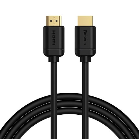 Baseus kabel przewód HDMI 2.0 4K 60 Hz 3D HDR 18 Gbps 2 m czarny (CAKGQ-B01) Baseus kabel przewód HDMI 2.0 4K 60 Hz 3D HDR 18 Gbps 2 m czarny (CAKGQ-B01)