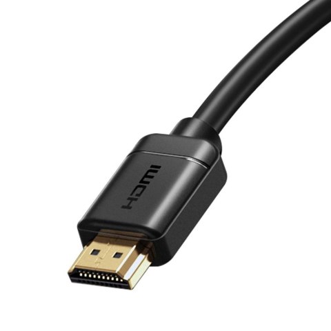 Baseus kabel przewód HDMI 2.0 4K 60 Hz 3D HDR 18 Gbps 2 m czarny (CAKGQ-B01) Baseus kabel przewód HDMI 2.0 4K 60 Hz 3D HDR 18 Gbps 2 m czarny (CAKGQ-B01)