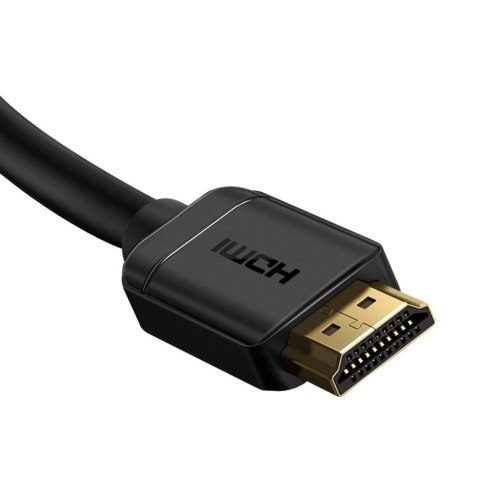 Baseus kabel przewód HDMI 2.0 4K 60 Hz 3D HDR 18 Gbps 2 m czarny (CAKGQ-B01) Baseus kabel przewód HDMI 2.0 4K 60 Hz 3D HDR 18 Gbps 2 m czarny (CAKGQ-B01)