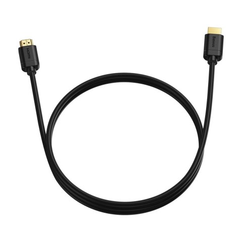 Baseus kabel przewód HDMI 2.0 4K 60 Hz 3D HDR 18 Gbps 2 m czarny (CAKGQ-B01) Baseus kabel przewód HDMI 2.0 4K 60 Hz 3D HDR 18 Gbps 2 m czarny (CAKGQ-B01)
