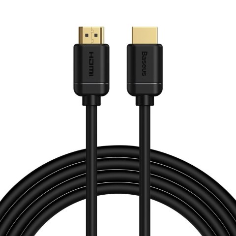 Baseus kabel przewód HDMI 2.0 4K 60 Hz 3D HDR 18 Gbps 3 m czarny (CAKGQ-C01) Baseus kabel przewód HDMI 2.0 4K 60 Hz 3D HDR 18 Gbps 3 m czarny (CAKGQ-C01)