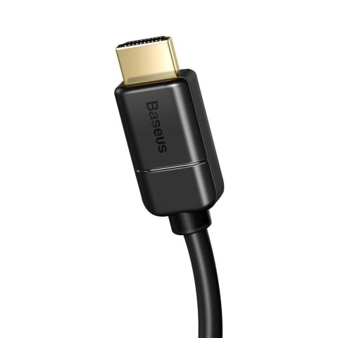 Baseus kabel przewód HDMI 2.0 4K 60 Hz 3D HDR 18 Gbps 3 m czarny (CAKGQ-C01) Baseus kabel przewód HDMI 2.0 4K 60 Hz 3D HDR 18 Gbps 3 m czarny (CAKGQ-C01)