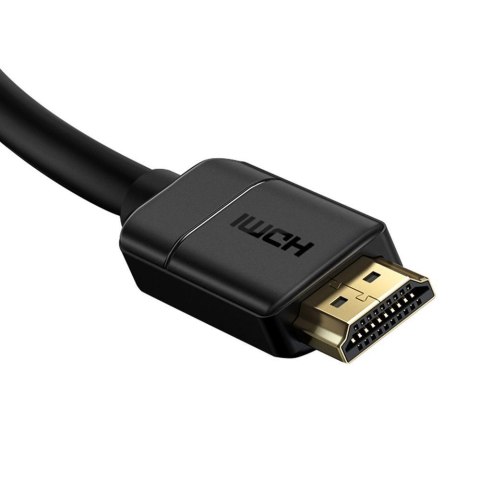 Baseus kabel przewód HDMI 2.0 4K 60 Hz 3D HDR 18 Gbps 3 m czarny (CAKGQ-C01) Baseus kabel przewód HDMI 2.0 4K 60 Hz 3D HDR 18 Gbps 3 m czarny (CAKGQ-C01)