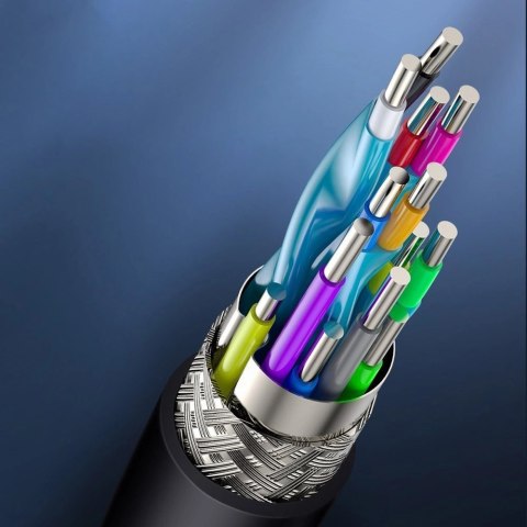 Baseus kabel przewód HDMI 2.0 4K 60 Hz 3D HDR 18 Gbps 3 m czarny (CAKGQ-C01) Baseus kabel przewód HDMI 2.0 4K 60 Hz 3D HDR 18 Gbps 3 m czarny (CAKGQ-C01)