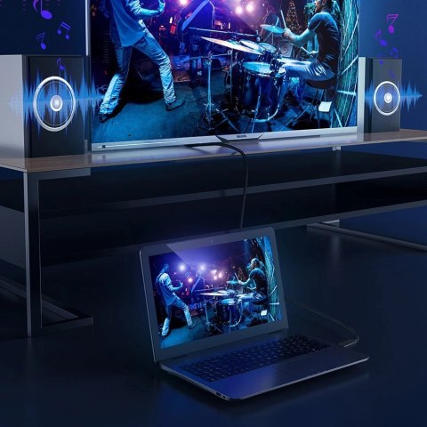 Baseus kabel przewód HDMI 2.0 4K 60 Hz 3D HDR 18 Gbps 3 m czarny (CAKGQ-C01) Baseus kabel przewód HDMI 2.0 4K 60 Hz 3D HDR 18 Gbps 3 m czarny (CAKGQ-C01)