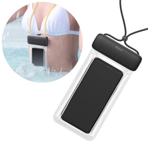 Baseus uniwersalny wodoodporny pokrowiec etui na telefon (max 7,2'') na basen nad wodę IPX8 czarny (ACFSD-DG1) Baseus uniwersalny wodoodporny pokrowiec etui na telefon (max 7,2'') na basen nad wodę IPX8 czarny (ACFSD-DG1)