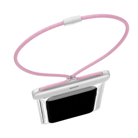 Baseus uniwersalny wodoodporny pokrowiec etui na telefon (max 7,2'') na basen nad wodę IPX8 różowy (ACFSD-D24) Baseus uniwersalny wodoodporny pokrowiec etui na telefon (max 7,2'') na basen nad wodę IPX8 różowy (ACFSD-D24)