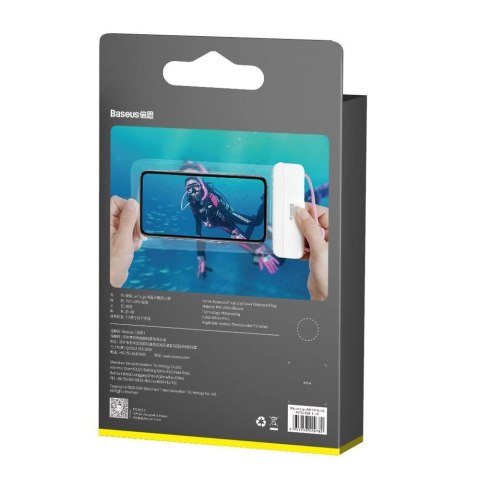 Baseus uniwersalny wodoodporny pokrowiec etui na telefon (max 7,2'') na basen nad wodę IPX8 różowy (ACFSD-D24) Baseus uniwersalny wodoodporny pokrowiec etui na telefon (max 7,2'') na basen nad wodę IPX8 różowy (ACFSD-D24)