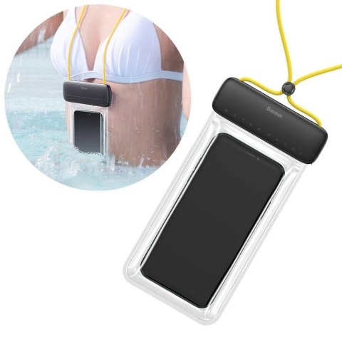 Baseus uniwersalny wodoodporny pokrowiec etui na telefon (max 7,2'') na basen nad wodę IPX8 żółty (ACFSD-DGY) Baseus uniwersalny wodoodporny pokrowiec etui na telefon (max 7,2'') na basen nad wodę IPX8 żółty (ACFSD-DGY)