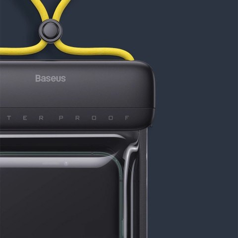 Baseus uniwersalny wodoodporny pokrowiec etui na telefon (max 7,2'') na basen nad wodę IPX8 żółty (ACFSD-DGY) Baseus uniwersalny wodoodporny pokrowiec etui na telefon (max 7,2'') na basen nad wodę IPX8 żółty (ACFSD-DGY)