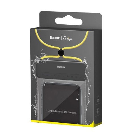 Baseus uniwersalny wodoodporny pokrowiec etui na telefon (max 7,2'') na basen nad wodę IPX8 żółty (ACFSD-DGY) Baseus uniwersalny wodoodporny pokrowiec etui na telefon (max 7,2'') na basen nad wodę IPX8 żółty (ACFSD-DGY)
