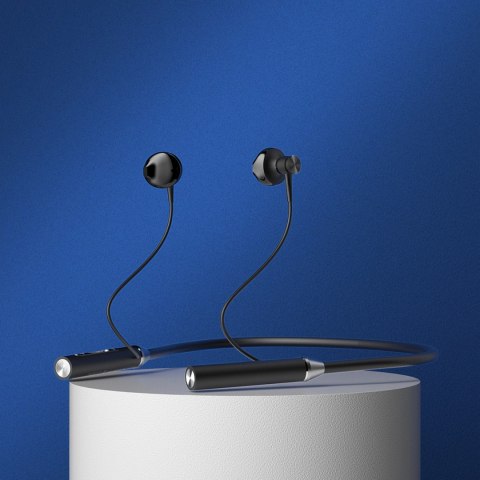 Dudao douszne bezprzewodowe słuchawki bluetooth zestaw słuchawkowy czarny (U5 Plus black) Dudao douszne bezprzewodowe słuchawki bluetooth zestaw słuchawkowy czarny (U5 Plus black)