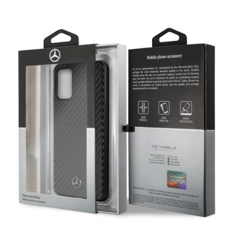 Etui Mercedes Dynamic na Samsung Galaxy S20+ - czarne Etui Mercedes Dynamic na Samsung Galaxy S20+ - czarne