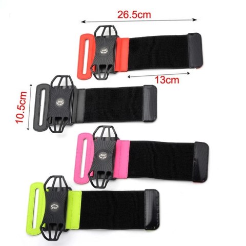 Etui opaska sportowa na nadgarstek armband do biegania na telefon do 6'' cali czarny