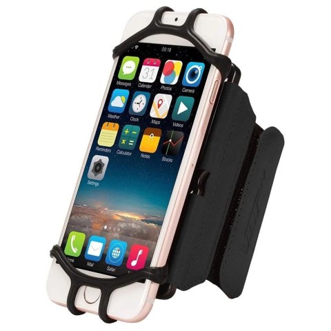 Etui opaska sportowa na nadgarstek armband do biegania na telefon do 6'' cali czarny