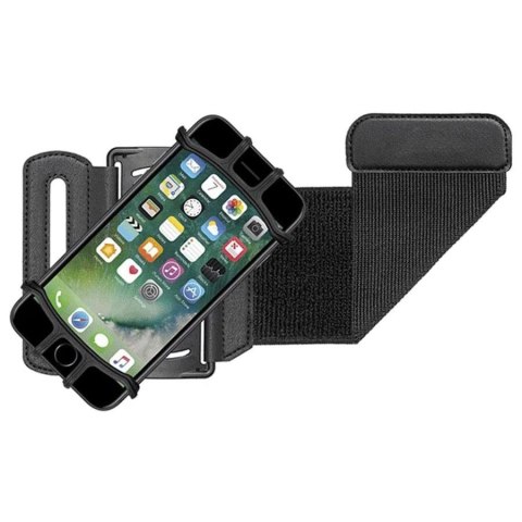 Etui opaska sportowa na nadgarstek armband do biegania na telefon do 6'' cali czarny