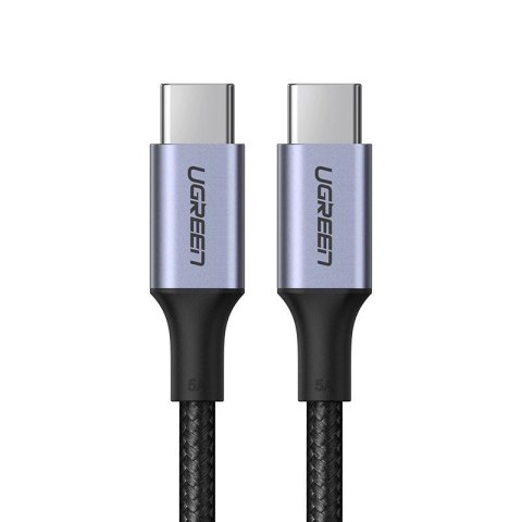 Kabel Ugreen US316 70429 USB-C - USB-C PD QC FCP 100W 5A 480Mb/s 2m - szary Kabel Ugreen US316 70429 USB-C - USB-C PD QC FCP 100W 5A 480Mb/s 2m - szary