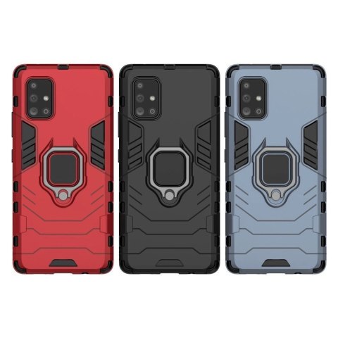 Ring Armor pancerne hybrydowe etui pokrowiec + magnetyczny uchwyt Samsung Galaxy A71 5G czarny Ring Armor pancerne hybrydowe etui pokrowiec + magnetyczny uchwyt Samsung Galaxy A71 5G czarny