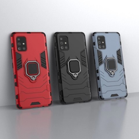 Ring Armor pancerne hybrydowe etui pokrowiec + magnetyczny uchwyt Samsung Galaxy A71 5G czarny Ring Armor pancerne hybrydowe etui pokrowiec + magnetyczny uchwyt Samsung Galaxy A71 5G czarny