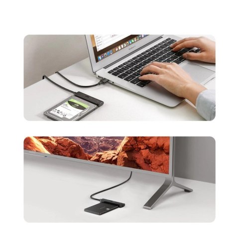 Ugreen adapter przejściówka dysku HDD SSD 2,5'' SATA III 3.0 - USB 3.2 Gen 1 (USB 5 Gbps) czarny (70609 CM321) Ugreen adapter przejściówka dysku HDD SSD 2,5'' SATA III 3.0 - USB 3.2 Gen 1 (USB 5 Gbps) czarny (70609 CM321)