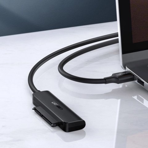 Ugreen adapter przejściówka dysku HDD SSD 2,5'' SATA III 3.0 - USB 3.2 Gen 1 (USB 5 Gbps) czarny (70609 CM321) Ugreen adapter przejściówka dysku HDD SSD 2,5'' SATA III 3.0 - USB 3.2 Gen 1 (USB 5 Gbps) czarny (70609 CM321)