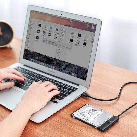 Ugreen adapter przejściówka dysku HDD SSD 2,5'' SATA III 3.0 - USB 3.2 Gen 1 (USB 5 Gbps) czarny (70609 CM321) Ugreen adapter przejściówka dysku HDD SSD 2,5'' SATA III 3.0 - USB 3.2 Gen 1 (USB 5 Gbps) czarny (70609 CM321)