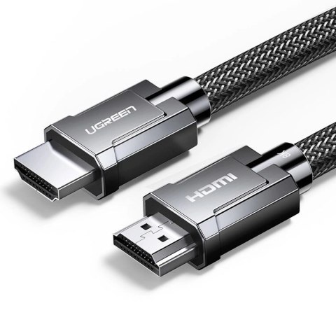 Ugreen kabel przewód HDMI 2.1 8K 60 Hz / 4K 120 Hz 3D 48 Gbps HDR VRR QMS ALLM eARC QFT 2 m szary (HD135 70321) Ugreen kabel przewód HDMI 2.1 8K 60 Hz / 4K 120 Hz 3D 48 Gbps HDR VRR QMS ALLM eARC QFT 2 m szary (HD135 70321)