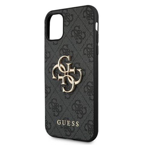 Guess nakładka do iPhone 11 GUHCN614GMGGR szara hard case 4G Big Metal Logo Guess nakładka do iPhone 11 GUHCN614GMGGR szara hard case 4G Big Metal Logo