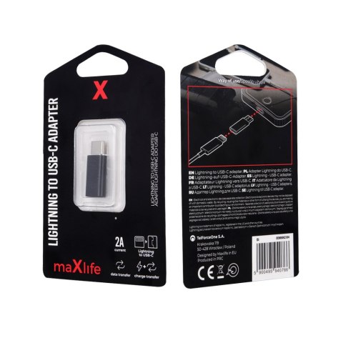 Maxlife adapter Lightning do USB-C Maxlife adapter Lightning do USB-C