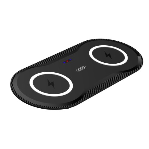 XO ładowarka bezprzewodowa indukcyjna WX025 2w1 czarna 20W