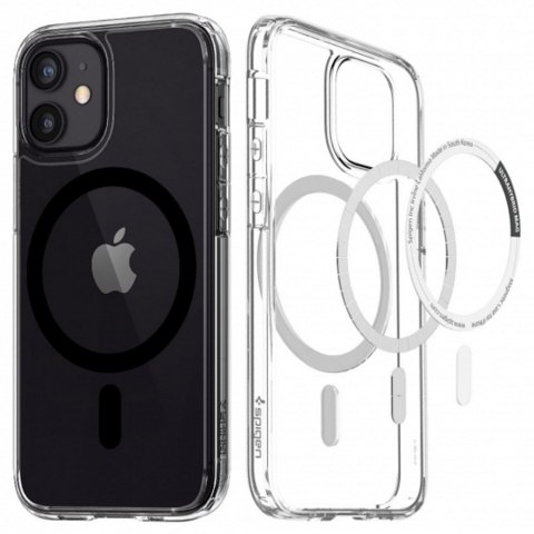 Spigen nakładka Hybrid Mag MagSafe do iPhone 12 / 12 Pro 6,1" czarna Spigen nakładka Hybrid Mag MagSafe do iPhone 12 / 12 Pro 6,1" czarna