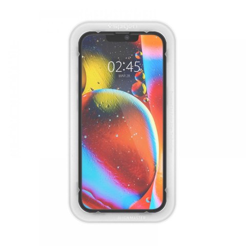 Spigen szkło hartowane ALM GLASS FC 2-pack do iPhone 13 / 13 PRO / 14 / 16E 6,1" czarne Spigen szkło hartowane ALM GLASS FC 2-pack do iPhone 13 / 13 PRO / 14 / 16E 6,1" czarne