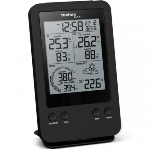 Technoline stacja pogodowa Anemometr WS9008 + wiatromierz Technoline stacja pogodowa Anemometr WS9008 + wiatromierz