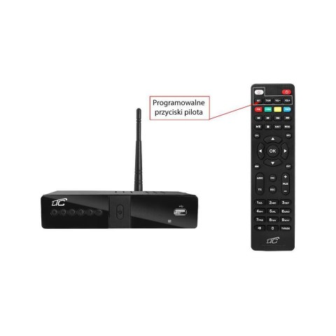 Tuner DVB-T-2 LTC TV naziemnej DVB3 z funkcją Wi-Fi i pilotem programowalnym H.265 Tuner DVB-T-2 LTC TV naziemnej DVB3 z funkcją Wi-Fi i pilotem programowalnym H.265