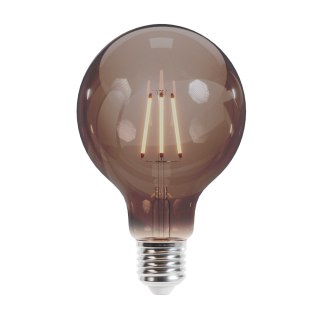 Żarówka LED Filament E27 G95 4W 230V 2000K 400lm COG dymiona Forever Light